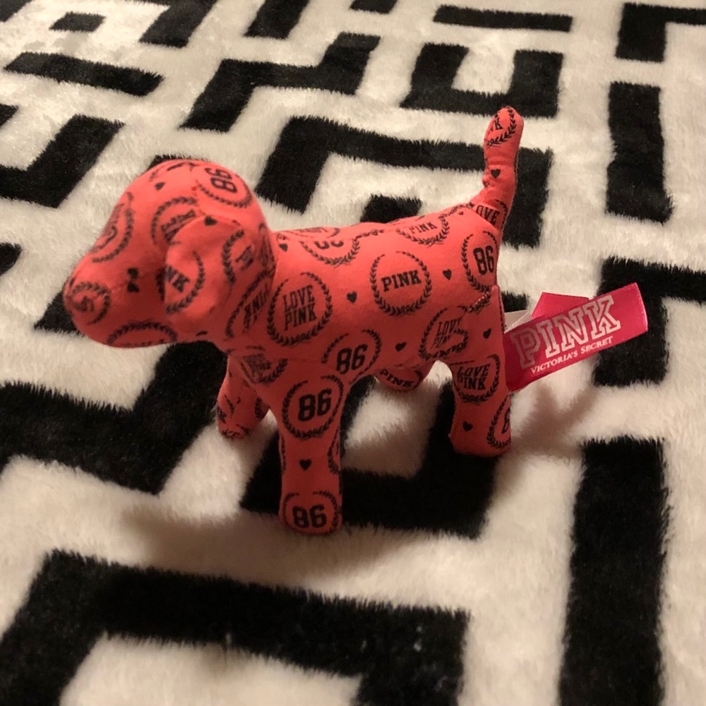 PINK VS mini dog plush